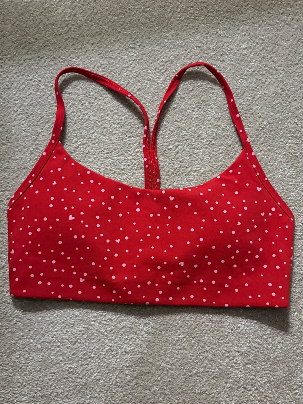 Lululemon Flow Y Evolve Bra size S NWT Hearts - Picture 1 of 5